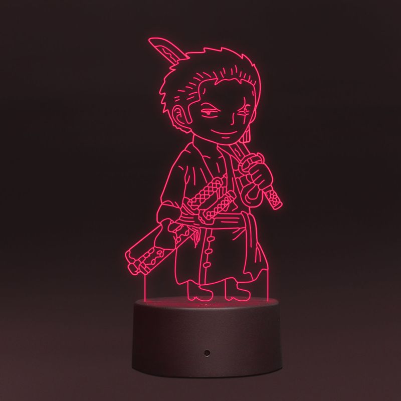 Roronoa Zoro Anime Character Night Lamp