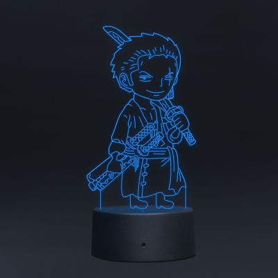 Roronoa Zoro Anime Character Night Lamp