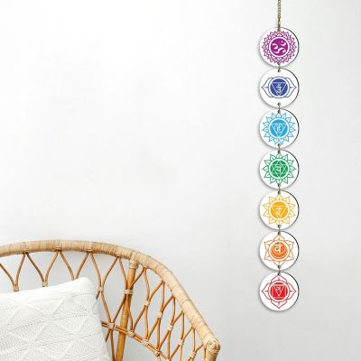 Seven Healing Chakras Design  Wall Hanging