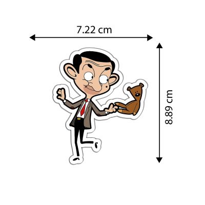 Mr. Bean Cartoon Character Design Magnet Sticker