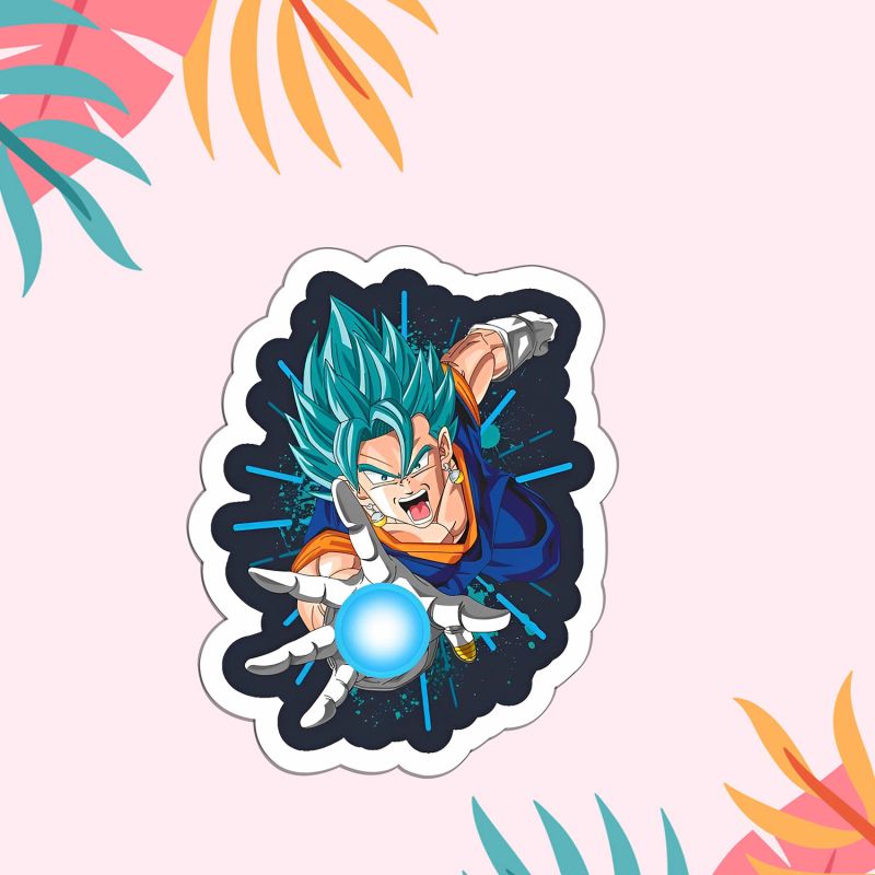 Vegetto Design From Dragon Ball Z Magnet Sticker For Decoration