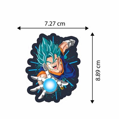 Vegetto Design From Dragon Ball Z Magnet Sticker For Decoration