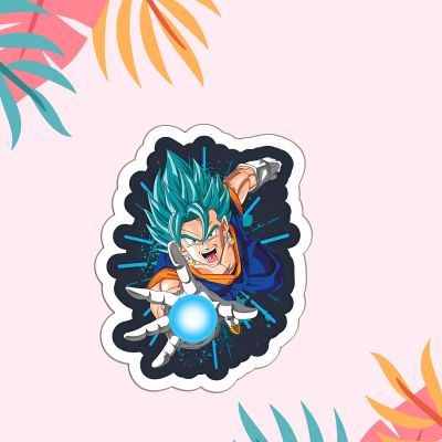 Vegetto Design From Dragon Ball Z Magnet Sticker For Decoration