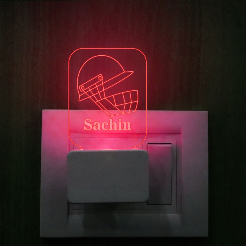 Sachin Helmet Design  Plug In Night Lamp