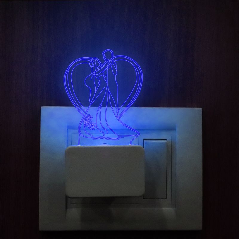 Dancing Couple Design Plug In Night Lamp