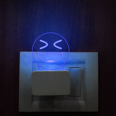 Laughing Face Emoji Design Night Lamp