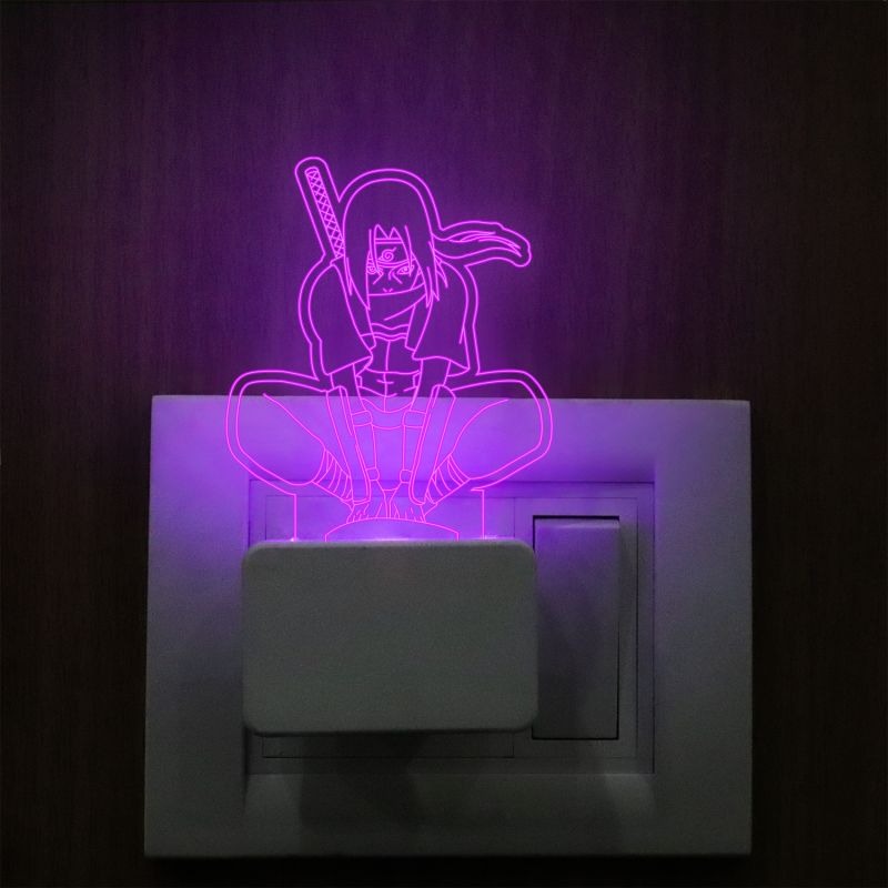 Sasuke Uchiha Design Plug In Night Lamp