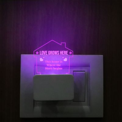 House design Plug In Night Lamp