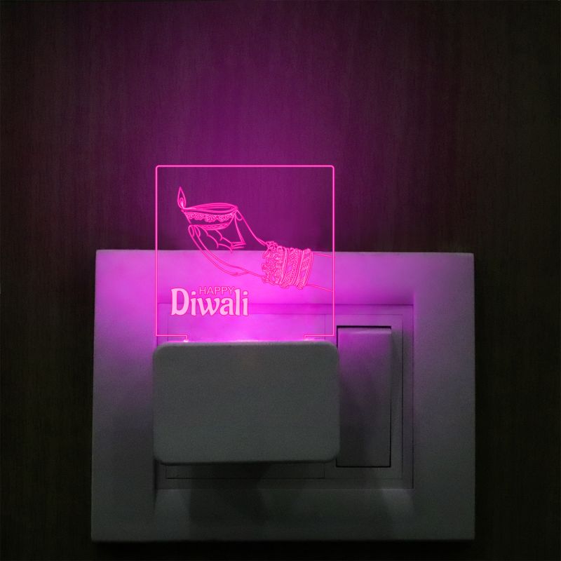 Diwali Design Plug In Night Lamp