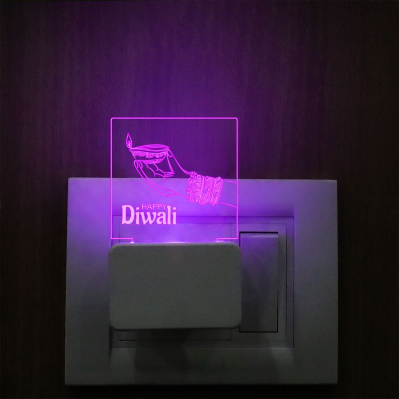 Diwali Design Plug In Night Lamp