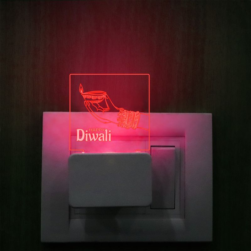 Diwali Design Plug In Night Lamp