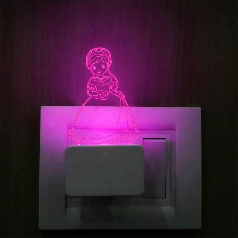 Princess Design Plug In Night Lamp