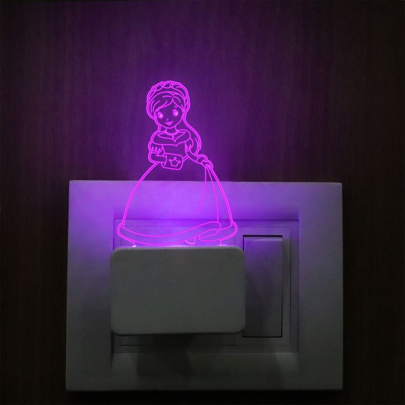 Princess Design Plug In Night Lamp