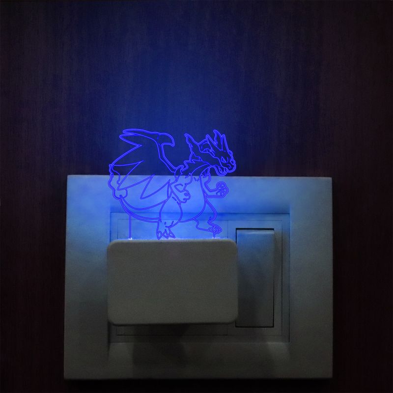 Mega Charizard X Plug In Night Lamp