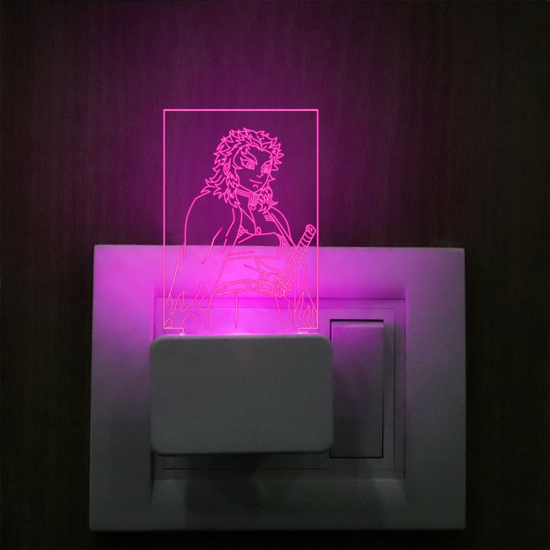 kyojuro Rengoku Character Plug In Night Lamp