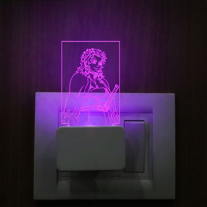 kyojuro Rengoku Character Plug In Night Lamp