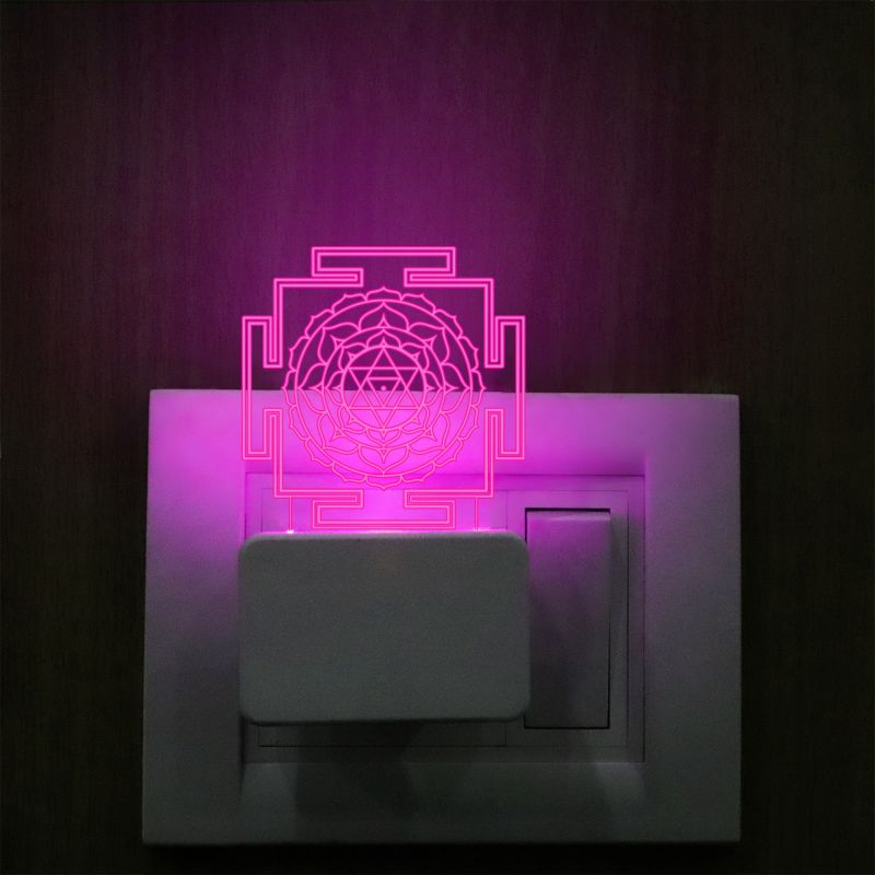 Kuber Yantra Design Plug In Night Lamp