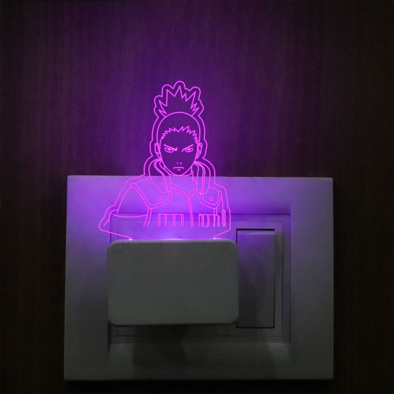 Shikamaru Nara Character Plug In Night Lamp