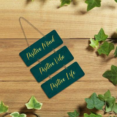 Positive Quotes Texted Wall Hanging For The Decorations