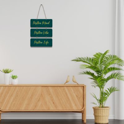 Positive Quotes Texted Wall Hanging For The Decorations