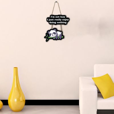 Text With Panda Wall Hanging For The Decorations