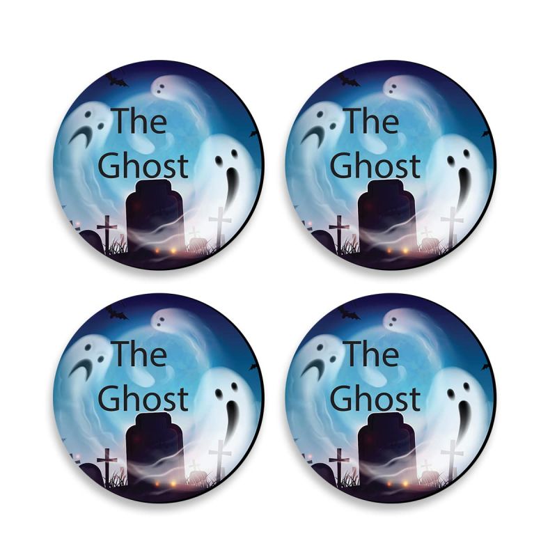 The Ghost Design Printed Coaster For Home, Offices ETC