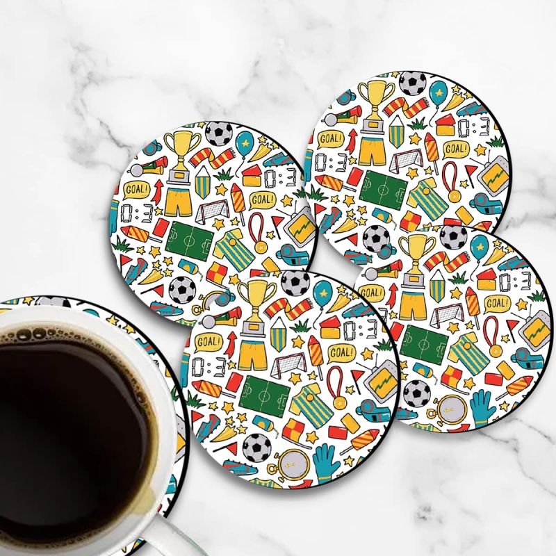 Comic Design Printed Coaster For Home, Offices ETC