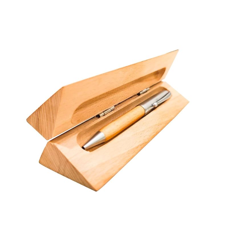 Personalized Engraved Wooden Pen Holder For Office Table Accessories