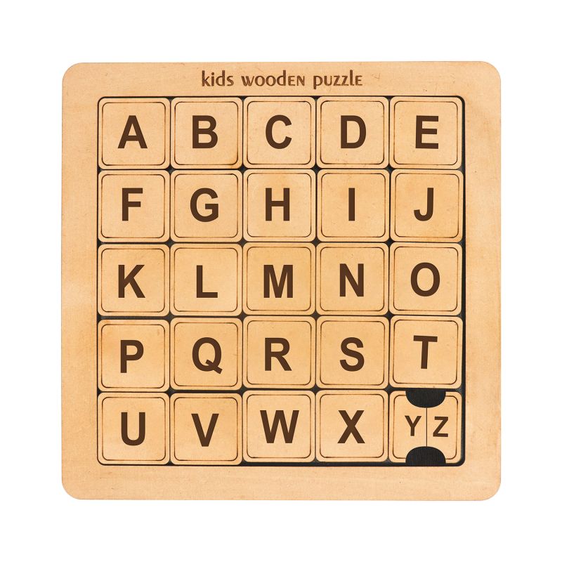 Educational Wooden Alphabet Puzzle Game For Kids