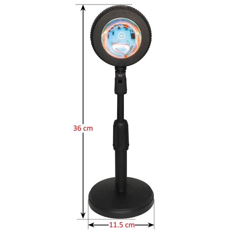 Sunset lamp 16 Color Changing lamp With Remote Projector Decoration (360 Rotations)