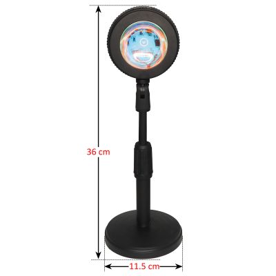 Sunset lamp 16 Color Changing lamp With Remote Projector Decoration (360 Rotations)