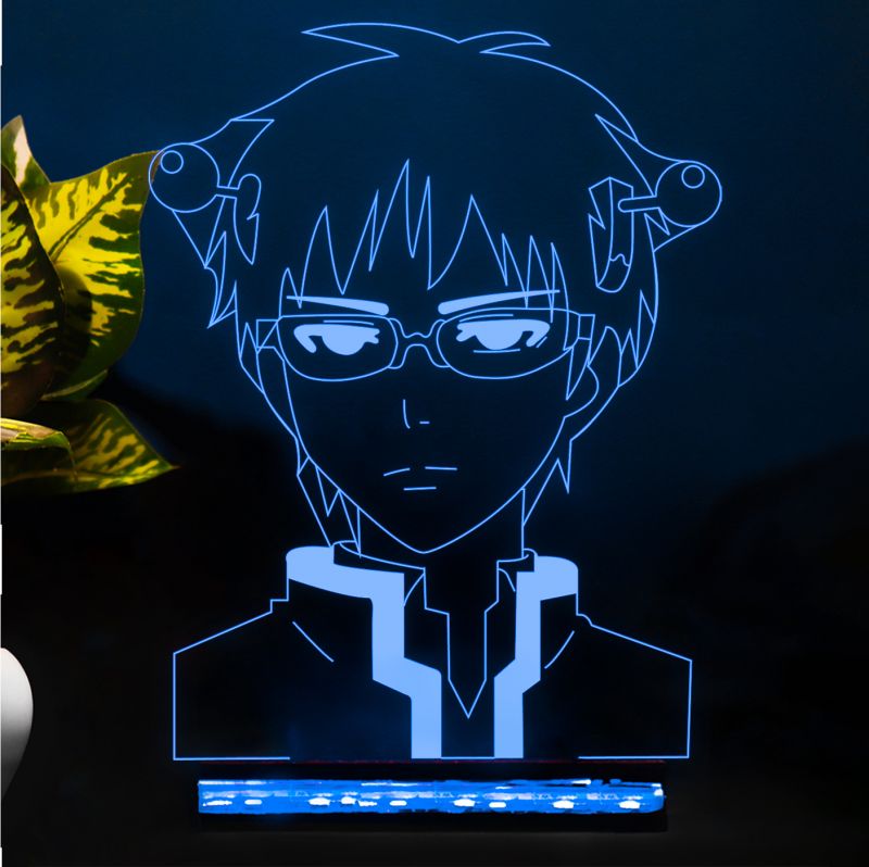 Kusuo Saiki Anime Character Design Night Lamp