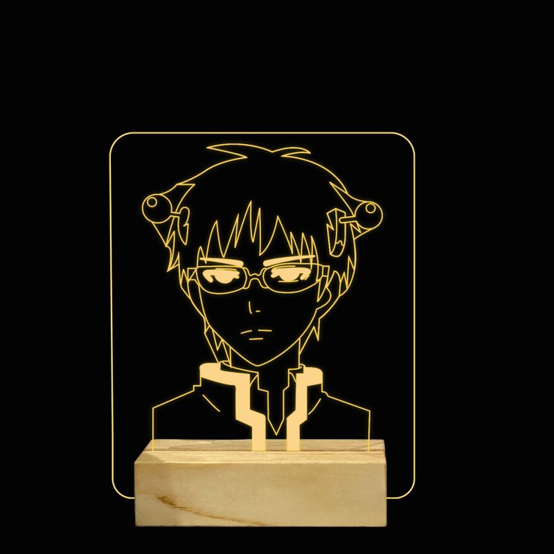 Kusuo Saiki Anime Character Design Night Lamp