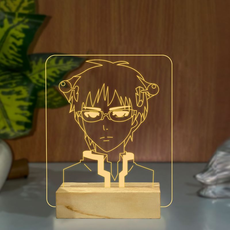 Kusuo Saiki Anime Character Design Night Lamp