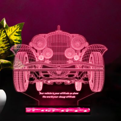 3D Vintage Car Design Night Lamp