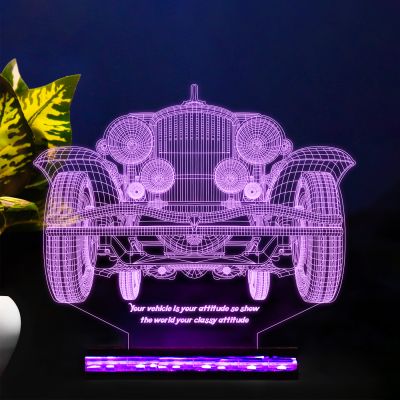 3D Vintage Car Design Night Lamp