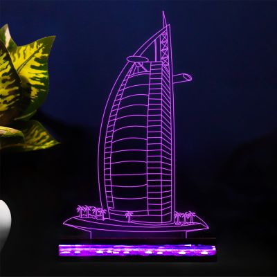 Burj Al Arab Hotel Design Night Lamp