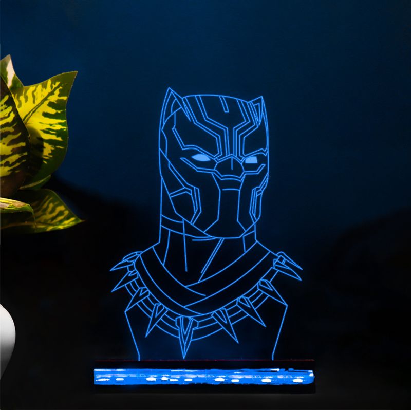 Black Panther Character Design Night Lamp