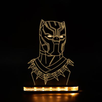 Black Panther Character Design Night Lamp