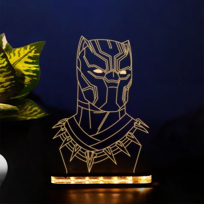 Black Panther Character Design Night Lamp