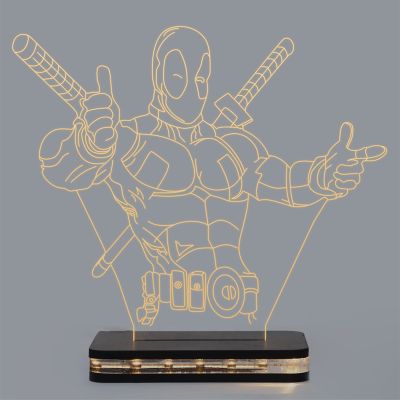 Deadpool Character Design Night Lamp