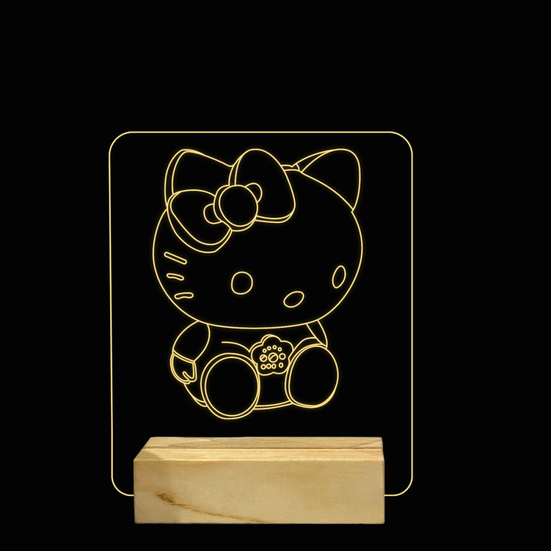 Hello Kitty Character Design Night Lamp