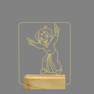 Chhota Bheem Cartoon Character Design Night Lamp