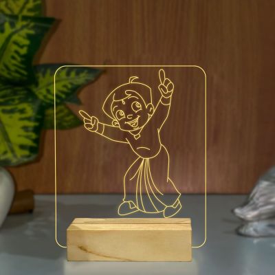 Chhota Bheem Cartoon Character Design Night Lamp