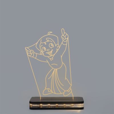 Chhota Bheem Cartoon Character Design Night Lamp