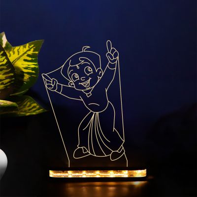 Chhota Bheem Cartoon Character Design Night Lamp