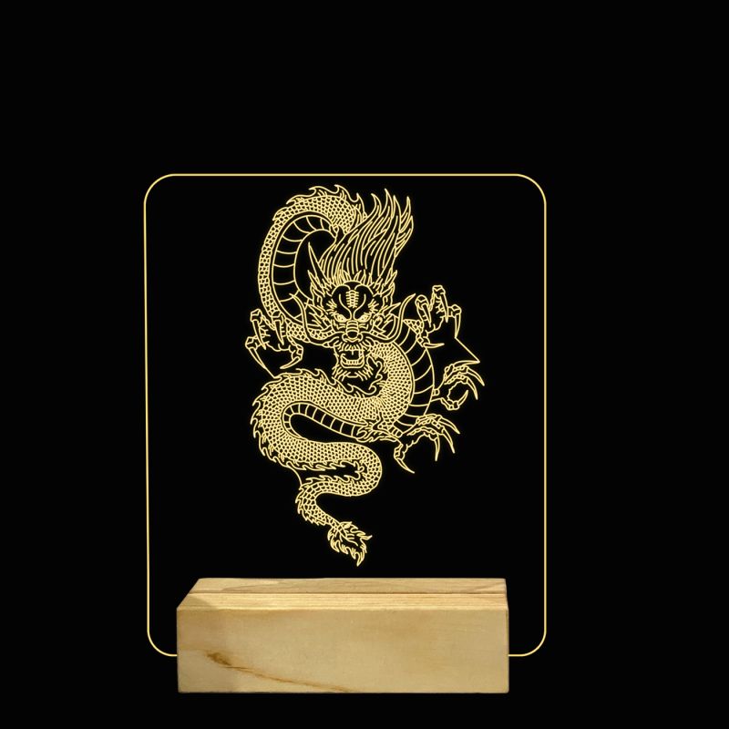 Dragon Design Night Lamp