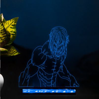 Eren Yeager Titan Form Character Design Night Lamp