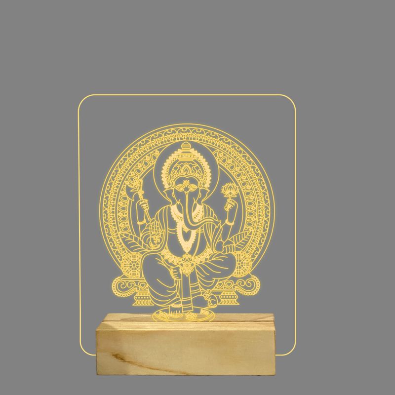 Lord Ganeshi Ji Design Night Lamp