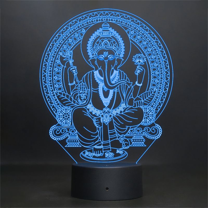 Lord Ganeshi Ji Design Night Lamp